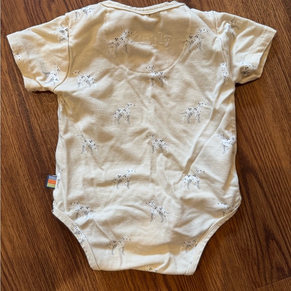 Magnetic Me Cream Bodysuit with Dalmatian Design - Picture 2 of 4
